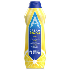 Крем універсальний для чищення Astonish Cream Cleaner Lemon Fresh, 500 мл